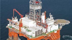 The semisubmersible Aquarius. The semisubmersible Aquarius.