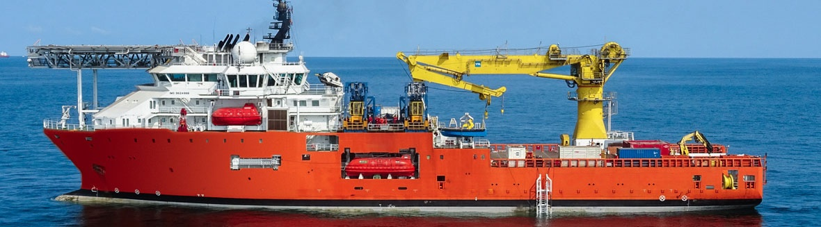 The trenching support vessel Athena.