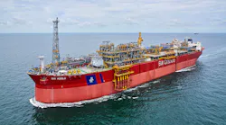 The FPSO BW Adolo operates at the Tortue field offshore Gabon.