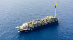 The FPSO P-77 operates at the Búzios field offshore Brazil.