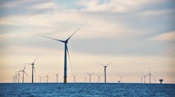 The Triton Knoll offshore wind farm in the UK North Sea.