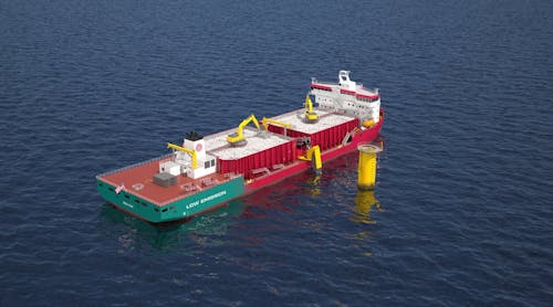 This will be the first subsea rock installation vessel to enter the US market.