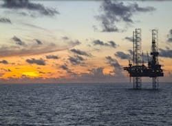 The jackup Valaris JU-107. The jackup Valaris JU-107.