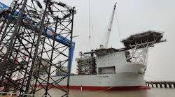 The jackup installation vessel Voltaire.