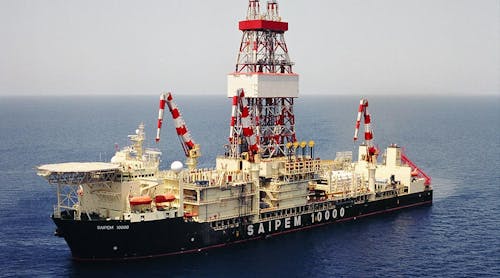 The drillship Saipem 10000 drilled the Baleine discovery well offshore C&ocirc;te d&rsquo;Ivoire.