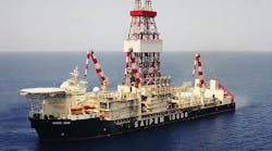 The drillship Saipem 10000 drilled the Baleine discovery well offshore C&ocirc;te d&rsquo;Ivoire.
