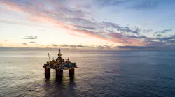 The Snorre A platform.