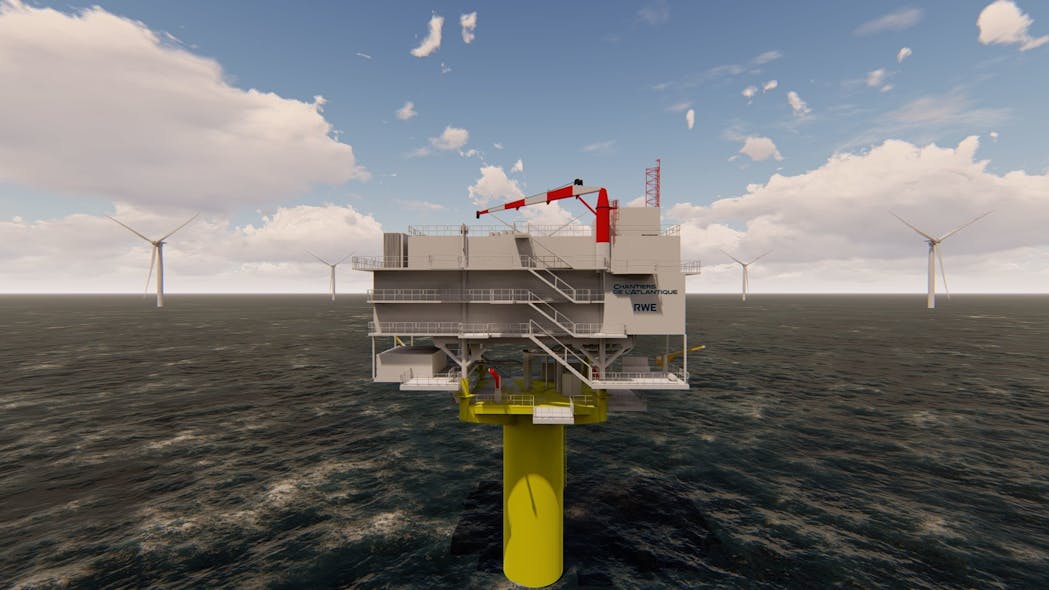 F e w Baltic Ii Offshore Wind Farm In Poland Substation