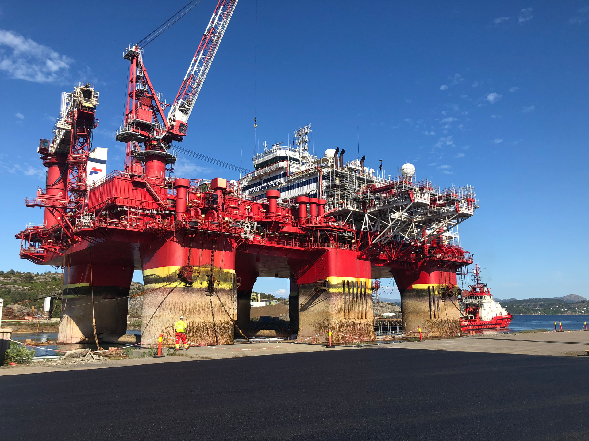 In 2018, Semco serviced the Floatel Victory at Han&oslash;ytangen.