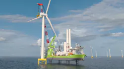 Gusto Msc Ng 16000 X Eneti Jackup Wind Turbine Installation Vessel