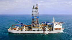 The drillship Noble Bob Douglas is under contract with ExxonMobil offshore Guyana.