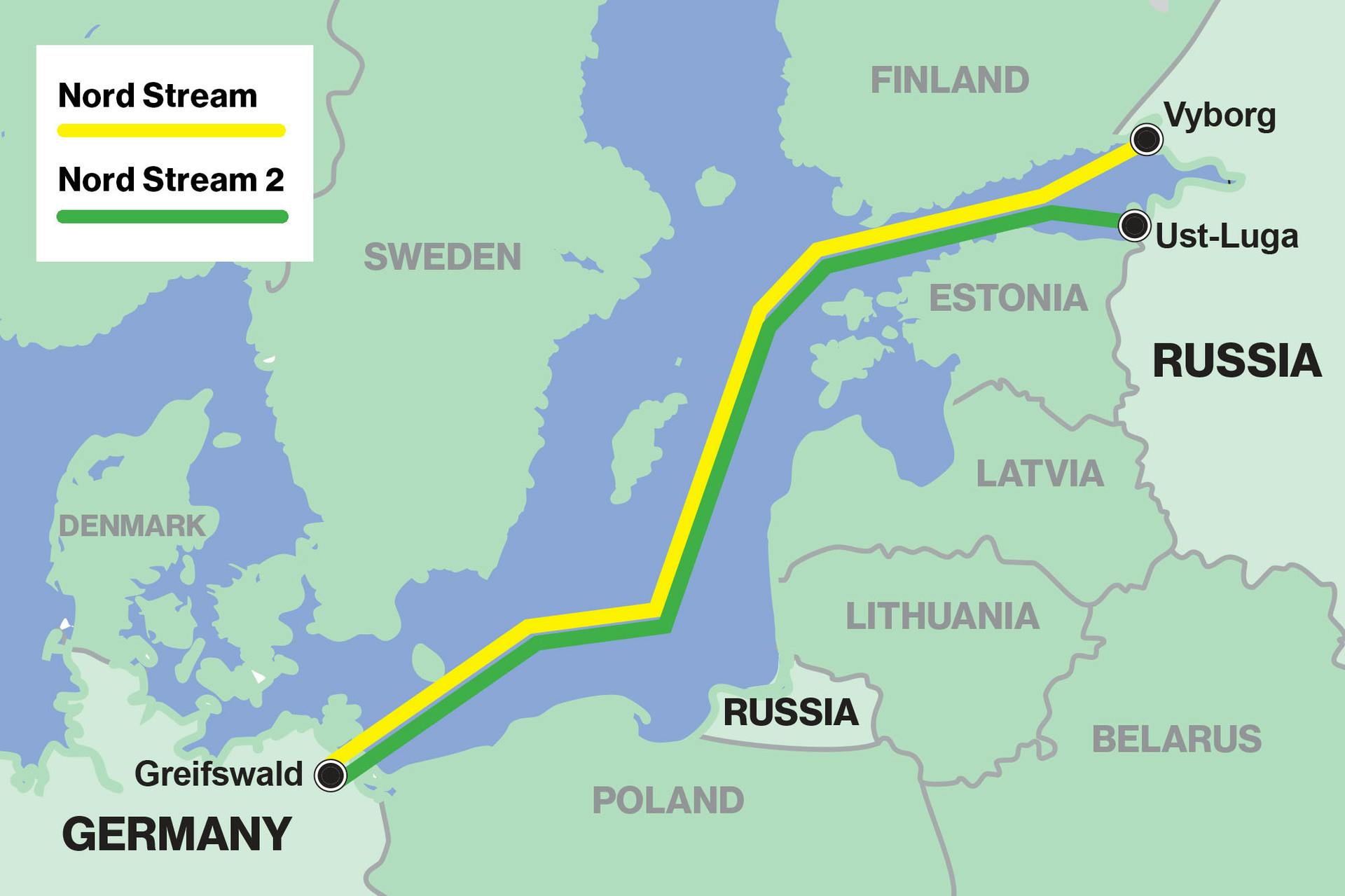 Nord Stream 2 Pipeline Map - Management And Leadership
