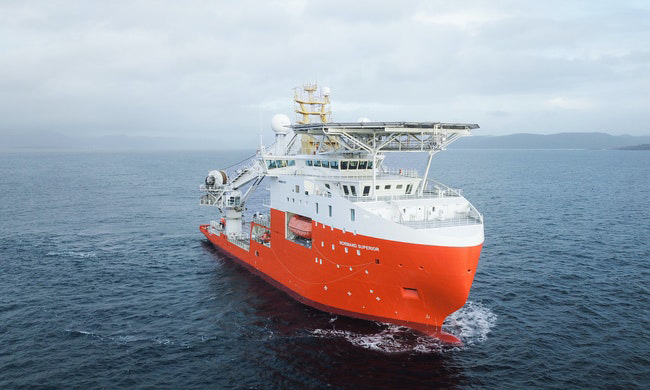 The multi-purpose vessel Normand Superior.