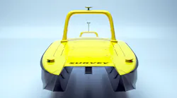 Subsea Europe Services’ fully electric Mantas T12 Unmanned Surface Vehicle.