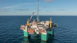 The Gjøa platform in the Norwegian North Sea.