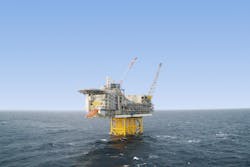 The Ivar Aasen platform. The Ivar Aasen platform.