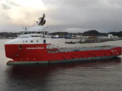 The platform supply vessel Normand Sitella. The platform supply vessel Normand Sitella.