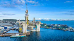 The Njord A drilling and production platform.