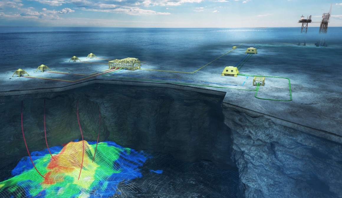 Schematic of the Seagull-ETAP tieback in the UK central North Sea.