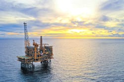 The Pegaga field offshore Sarawak, Malaysia. The Pegaga field offshore Sarawak, Malaysia.