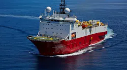 The seismic data acquisition vessel Polar Marquis.