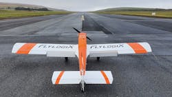 Flylogix&rsquo;s unmanned aerial vehicle.