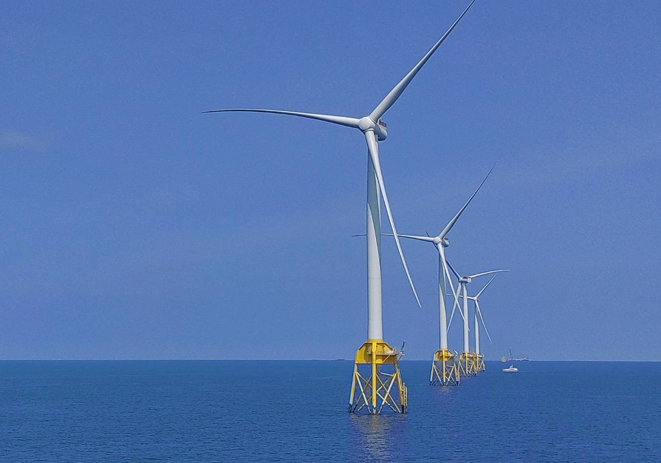 The Greater Changhua 1 & 2a wind farm offshore Taiwan.