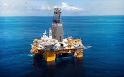 Odfjell Drilling’s semisubmersible Deepsea Stavanger drilled well 35/10-8S in the PL293B license in the Lomre Terrace region. Odfjell Drilling’s semisubmersible Deepsea Stavanger drilled well 35/10-8S in the PL293B license in the Lomre Terrace region.