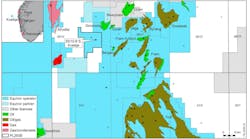 The Cambozola exploration well is located close to the producing Troll/Fram areas in the Norwegian North Sea.