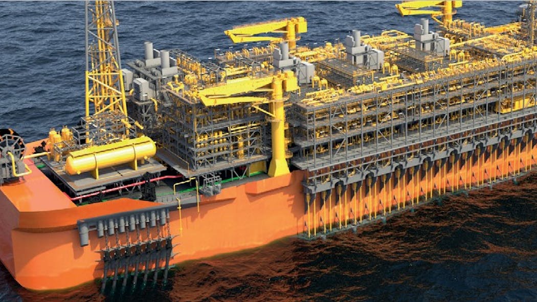 The ONE GUYANA FPSO will be based on SBM Offshore&rsquo;s Fast4Ward program.