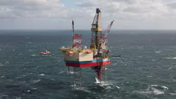 The harsh environment jackup Maersk Resolute.
