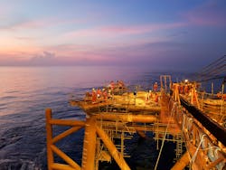 Another Day In The Offshore Oilfield Dreamstime M 112141315