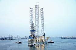 Noble Corp.'s Houston Colbert jackup Noble Corp.'s Houston Colbert jackup