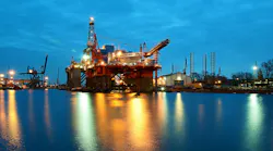 Offshore Drill Rig Shipyard Dreamstime M 18723214