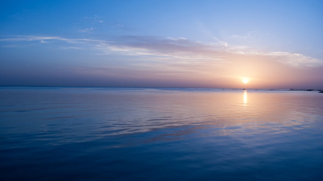 Sunset Over Ocean Red Sea Dreamstime M 111339220