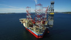Maersk Integrator last year became the second rig in Maersk Drilling’s fleet to undergo low-emissions upgrades. Maersk Integrator last year became the second rig in Maersk Drilling’s fleet to undergo low-emissions upgrades.