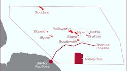 CalEnergy Resources (UK) Ltd. owns a 50% interest in the Saturns Banks area in the U.K.’s Southern gas basin. CalEnergy Resources (UK) Ltd. owns a 50% interest in the Saturns Banks area in the U.K.’s Southern gas basin.