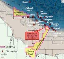 The Guyana Basin is still in the early stages of exploration. The Guyana Basin is still in the early stages of exploration.