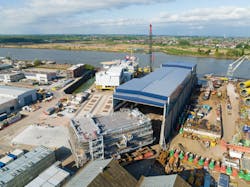 The platform’s sailaway is planned for this summer, and the windfarm should be operational in 2023. The platform’s sailaway is planned for this summer, and the windfarm should be operational in 2023.