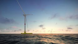 Eolmed is one of the first floating wind pilot projects in France to be installed 18 km off the coastal town of Gruissan.