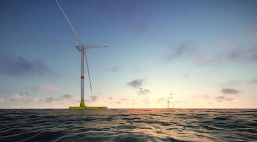 Eolmed is one of the first floating wind pilot projects in France to be installed 18 km off the coastal town of Gruissan.