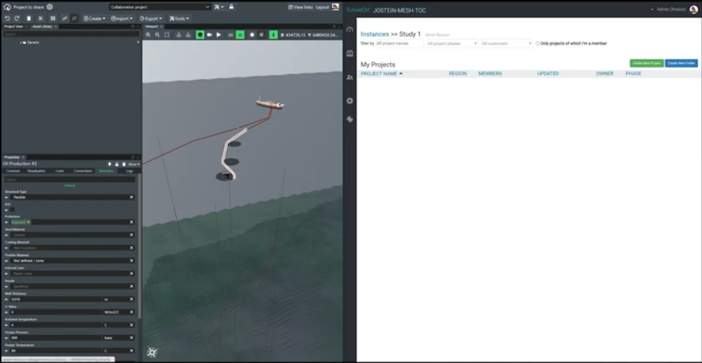 Collaborate is an optional application that can be added to FieldTwin software, which is a cloud-based digital platform that creates and maintains a digital copy of a physical asset.