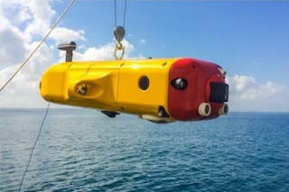 FlatFish is a remotely controlled subsea-resident autonomous underwater drone.