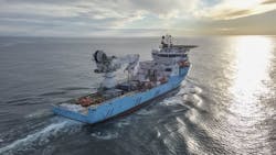 The Maersk Forza subsea support vessel will perform the offshore marine operations for Esso Angola in Block 15. The Maersk Forza subsea support vessel will perform the offshore marine operations for Esso Angola in Block 15.