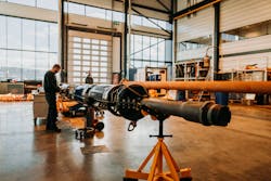A ROCS unit in Optime Subsea’s workshop at Notodden, Norway. A ROCS unit in Optime Subsea’s workshop at Notodden, Norway.