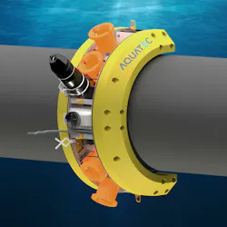 KINEKtron combines many of Aquatec's existing underwater instrumentation and communications technologies with a new method for measuring strain in an ROV-installable package. KINEKtron combines many of Aquatec's existing underwater instrumentation and communications technologies with a new method for measuring strain in an ROV-installable package.
