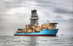 The Maersk Venturer is a Samsung 96K designed drillship. The Maersk Venturer is a Samsung 96K designed drillship.