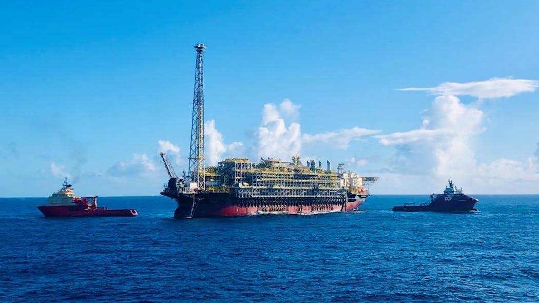 The FPSO Carioca in the S&eacute;pia Field is operated by Petrobras in the presalt region of the Santos Basin.