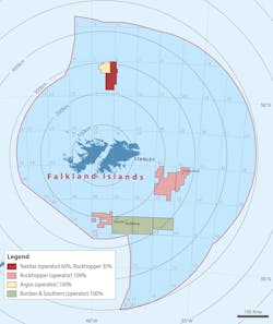 Rockhopper is the largest acreage holder in the Falkland Islands, holding interests in the North Falkland Basin and in the South & East Falkland Basin. Rockhopper is the largest acreage holder in the Falkland Islands, holding interests in the North Falkland Basin and in the South & East Falkland Basin.