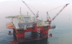 The Safe Eurus is an enhanced GustoMSC Ocean 500 design semisubmersible accommodation vessel that was delivered from COSCO (Qidong) Offshore Co. Ltd. in May 2019 and is the sister ship of the Safe Notos.